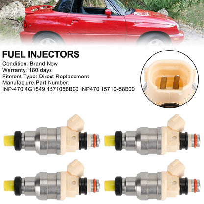 Fuel Injectors 4G1549 1571058B00 INP470 Fit 1998 Chevrolet Tracker