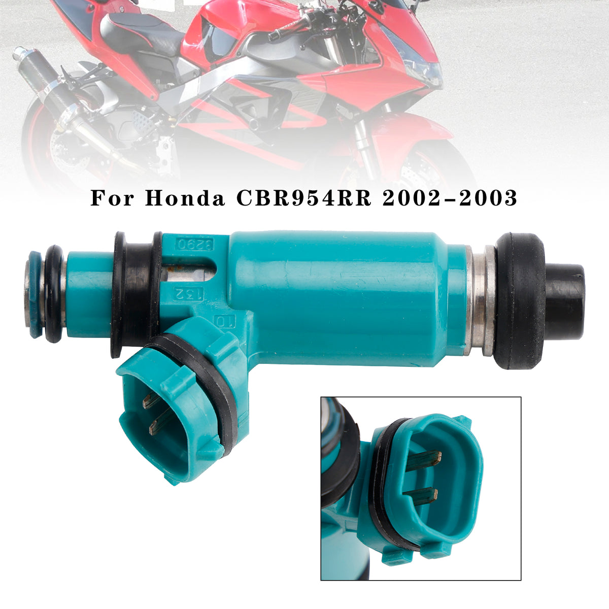 Honda CBR954RR 2002-2003 16450-MCJ-752 Fuel Injectors
