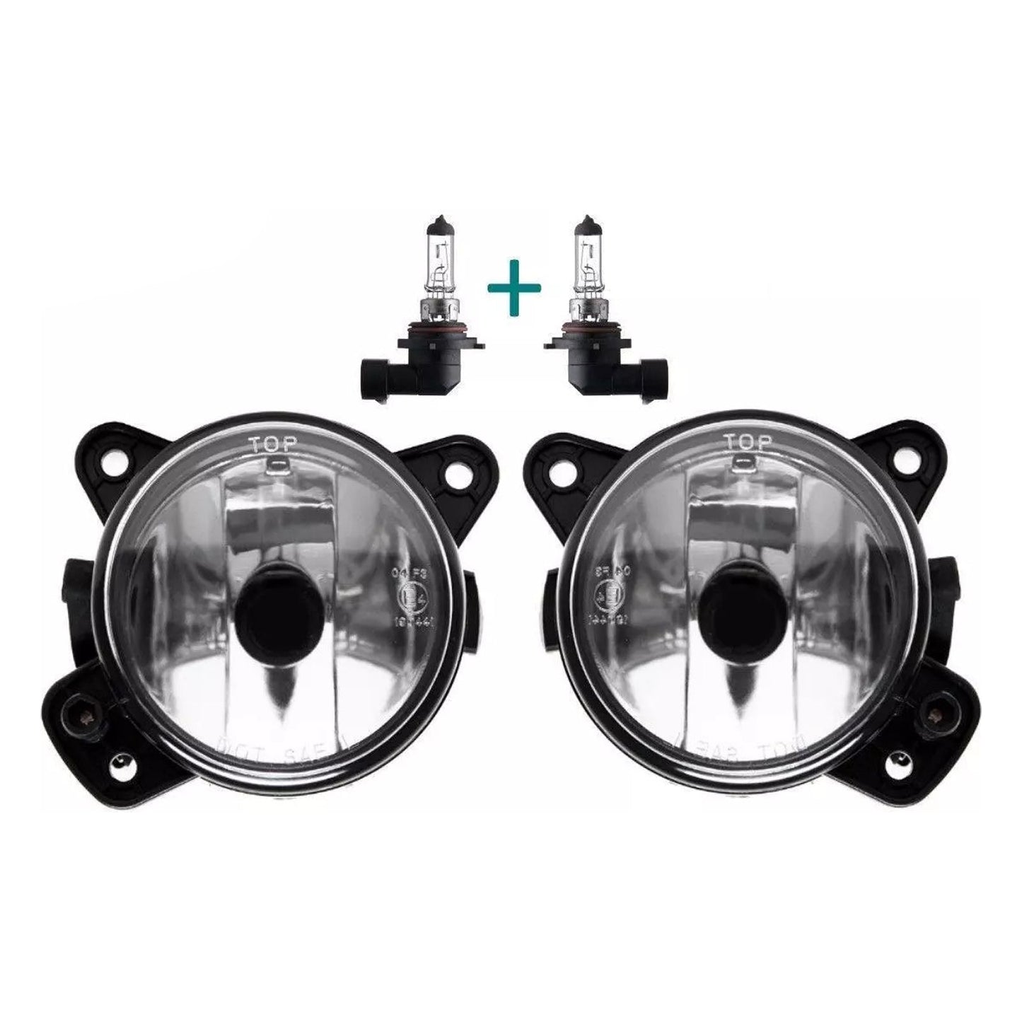 2005-2009 Volkswagen Polo 9N Pair Front Fog Light With Bulbs 6QD941699 6QD941700
