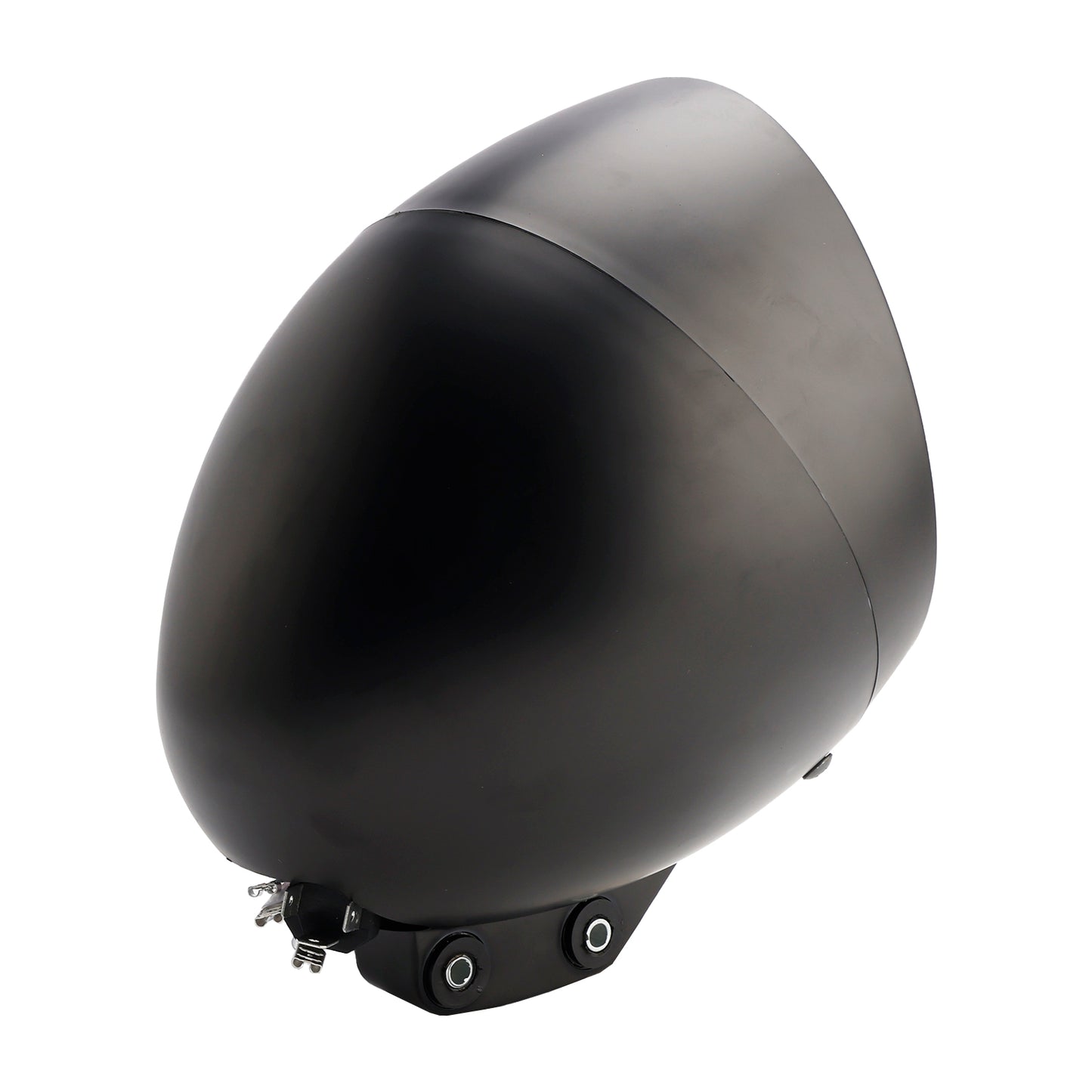 Racer Bobber Chopper Black Multifunctional Beam Headlight Fog Lamp Custom