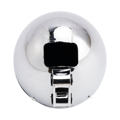 Racer Bobber Chrome Black Multifunctional Beam Headlight Fog Lamp Custom