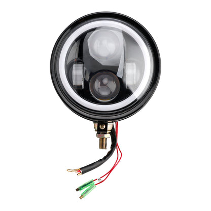 Racer Bobber Chopper DC 12V Motorcycle Beam Headlight Fog Lamp Custom