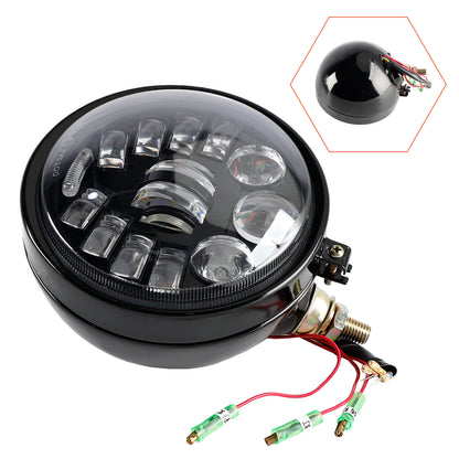 Racer Bobber Chopper DC 12V Multifunctional Beam Headlight Fog Lamp Custom