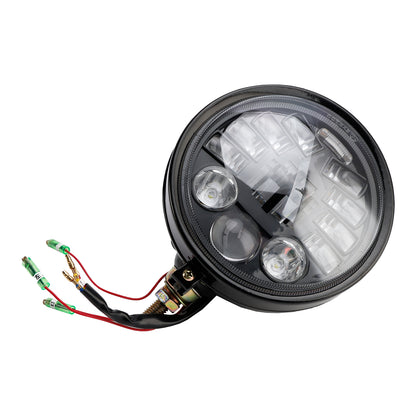 Racer Bobber Chopper DC 12V Multifunctional Beam Headlight Fog Lamp Custom