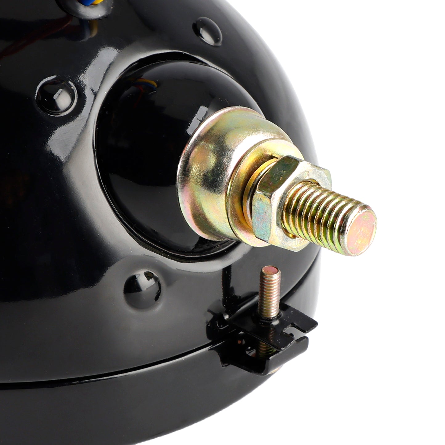 Racer Bobber Chopper 9-Bulbs Beam Headlight Fog Lamp Custom DC 12V