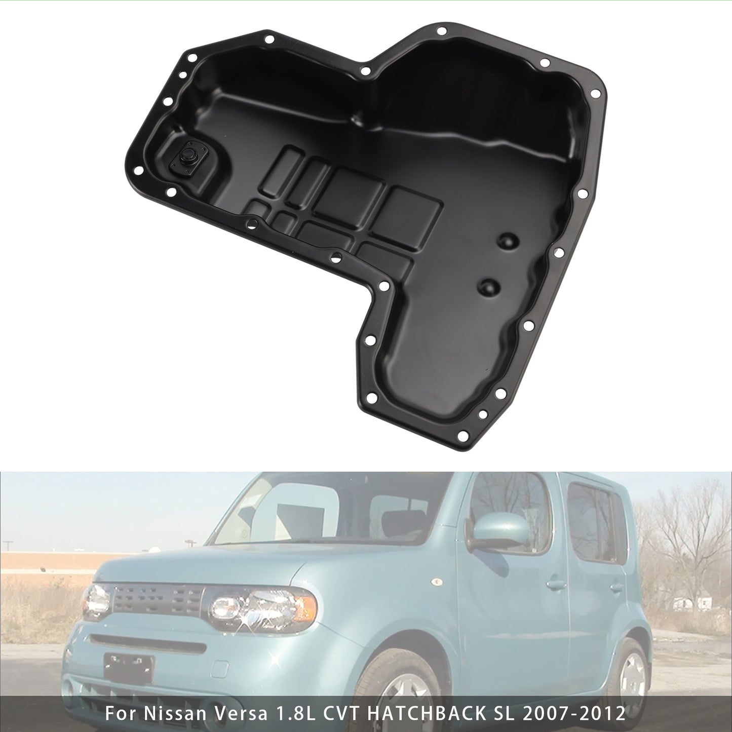2007- 2011 Nissan Versa 1.8L CVT Sedan SL 31390-1XB01 Oil Pan