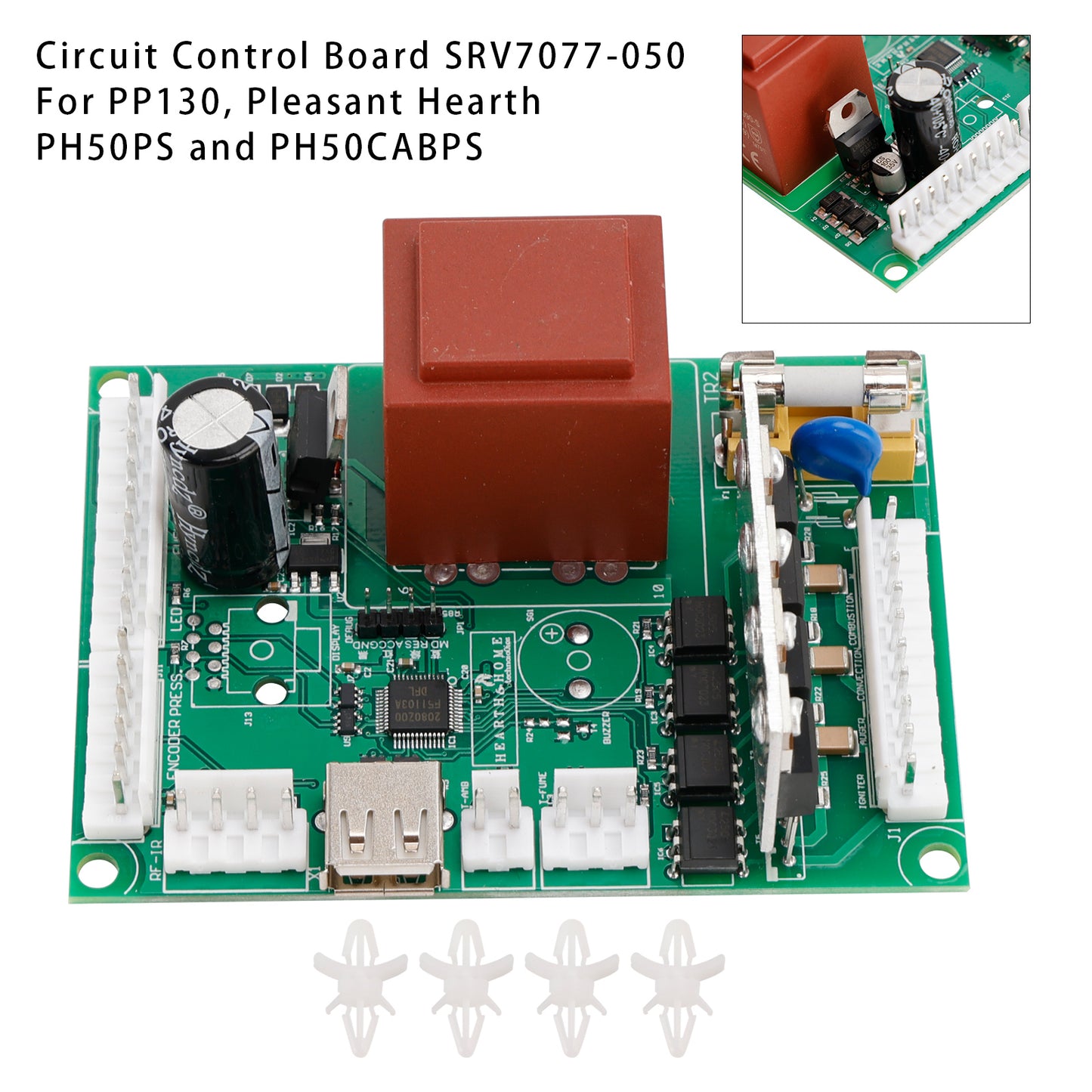 Circuit Control Board SRV7077-050 For PP130, Pleasant Hearth PH50PS and PH50CABPS