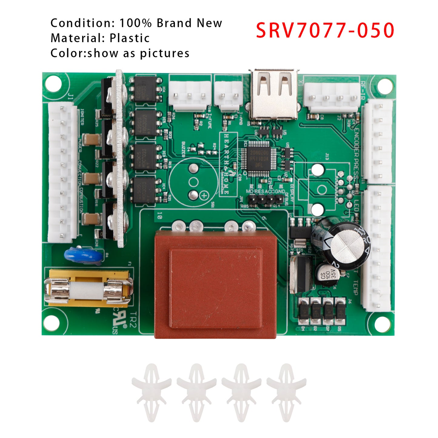 Circuit Control Board SRV7077-050 For PP130, Pleasant Hearth PH50PS and PH50CABPS