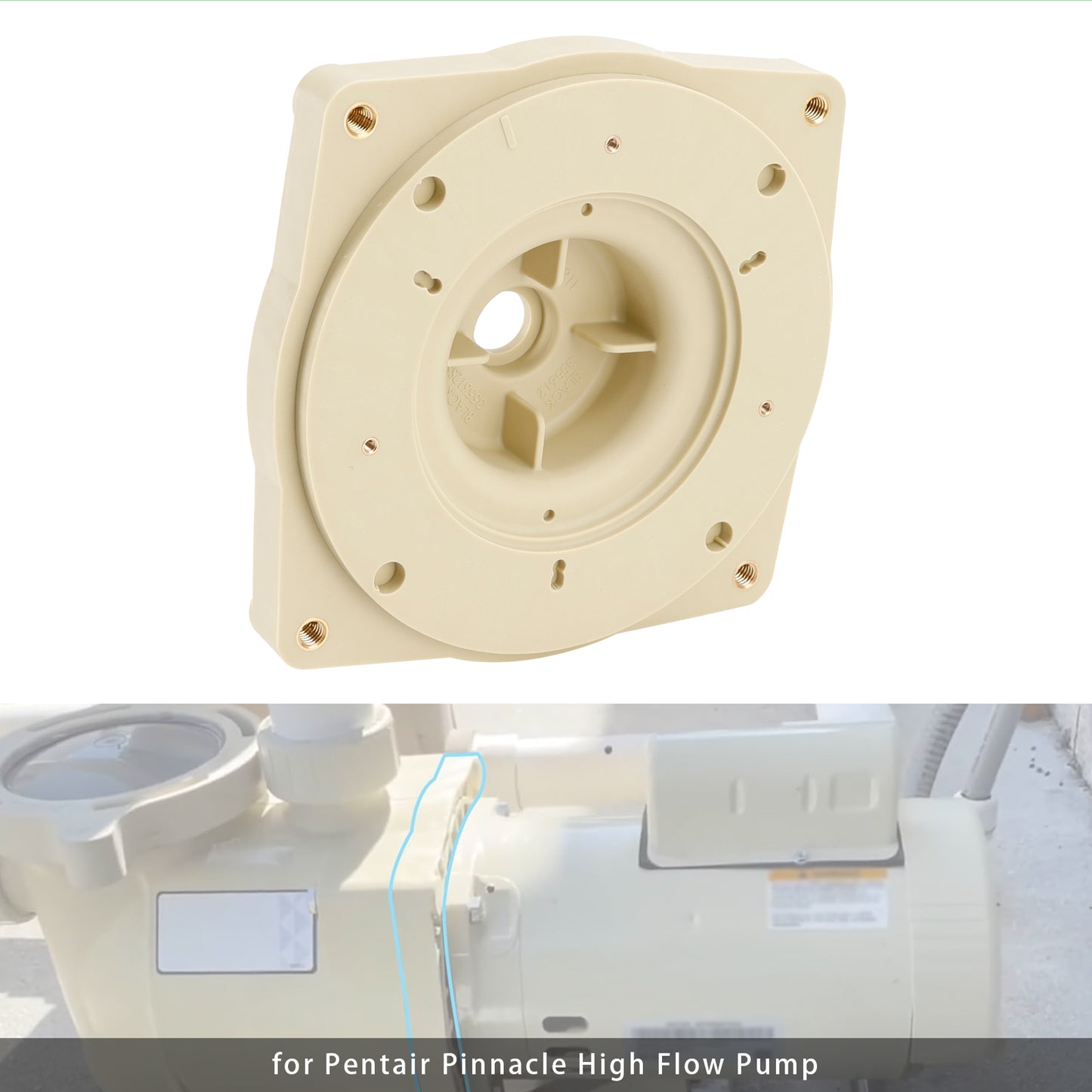 356012 Seal Plate  Mounting Plate For SuperFlo Pool Inground Pump