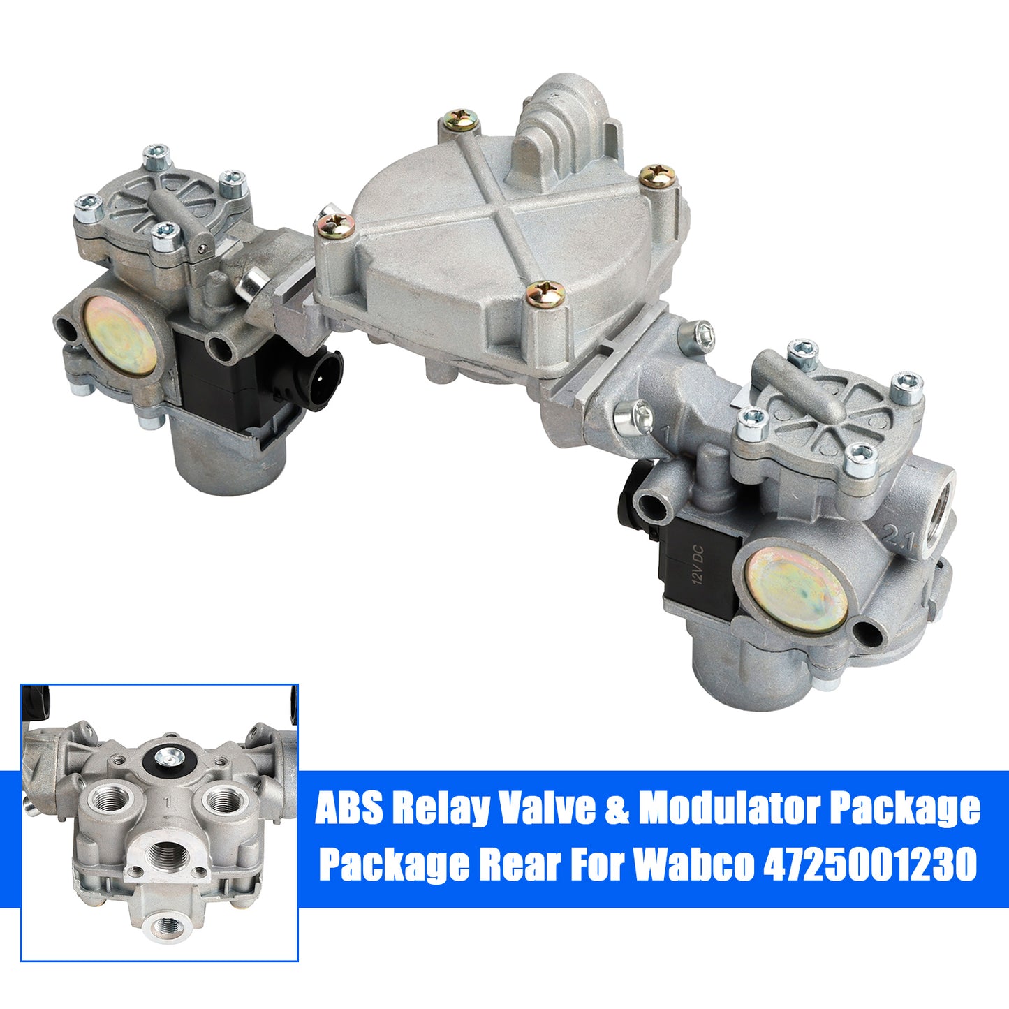 4725001230 TDAS4725001230 Wabco ABS Relay Valve & Modulator Package Package Rear