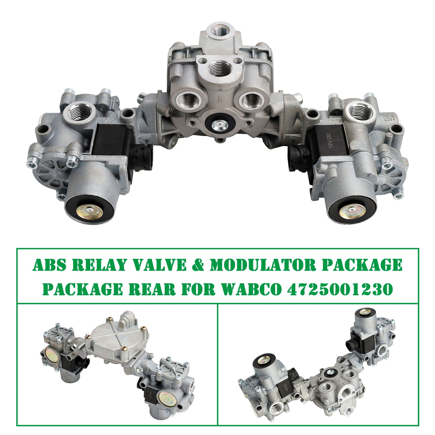 4725001230 TDAS4725001230 Wabco ABS Relay Valve & Modulator Package Package Rear