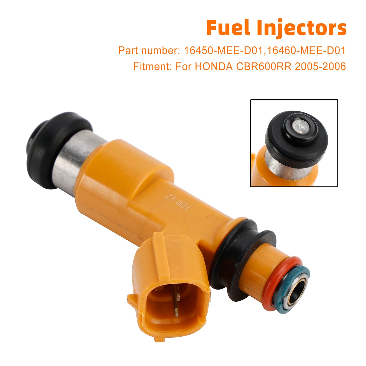 16460-MEE-D01 Fuel Injectors 16450-MEE-D01 For Honda CBR600RR 2005-2006
