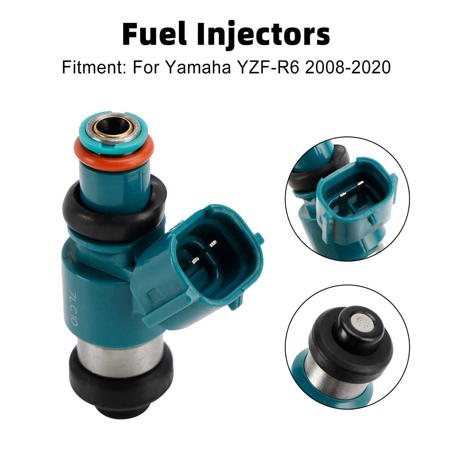 Fuel Injectors 13S-13761-00-00 For Yamaha YZFR6 YZF-R6 2008-2020