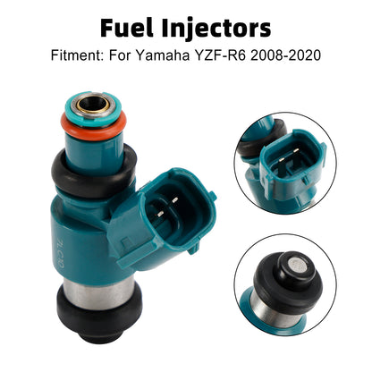 Fuel Injectors 13S-13761-00-00 For Yamaha YZFR6 YZF-R6 2008-2020