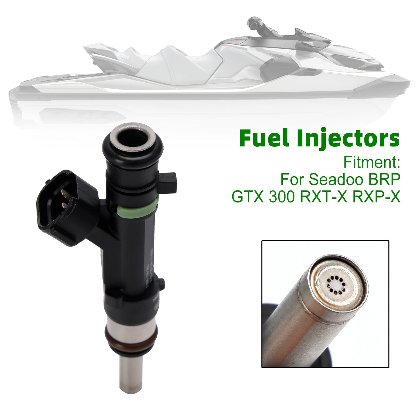 0280158383 Fuel Injectors 420874000 For Sea Doo BRP GTX 300 RXT-X RXP-X