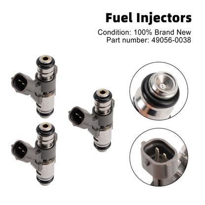 3PCS 49056-0038 Fuel Injector For Kawasaki Mule PRO FX FXR FXT KAF820 KAF820 EPS