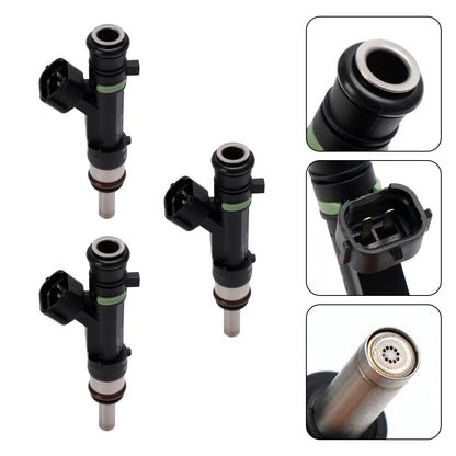 3PCS 0280158383 Fuel Injectors 420874000 For Sea Doo BRP GTX 300 RXT-X RXP-X