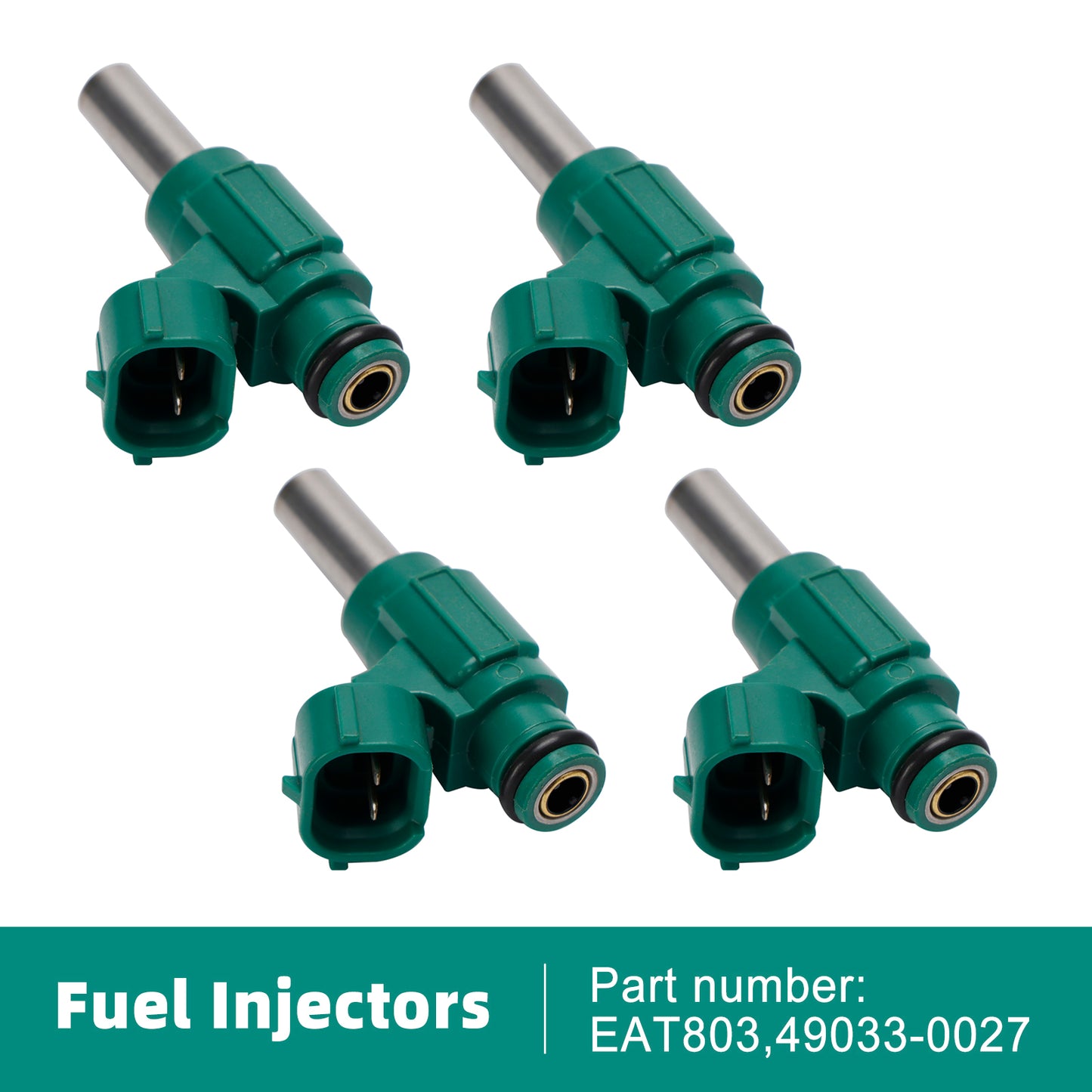 4PCS EAT803 Fuel Injector Fits 49033-0027 For Kawasaki Ninja ZX10R ZX1000 2011-2017