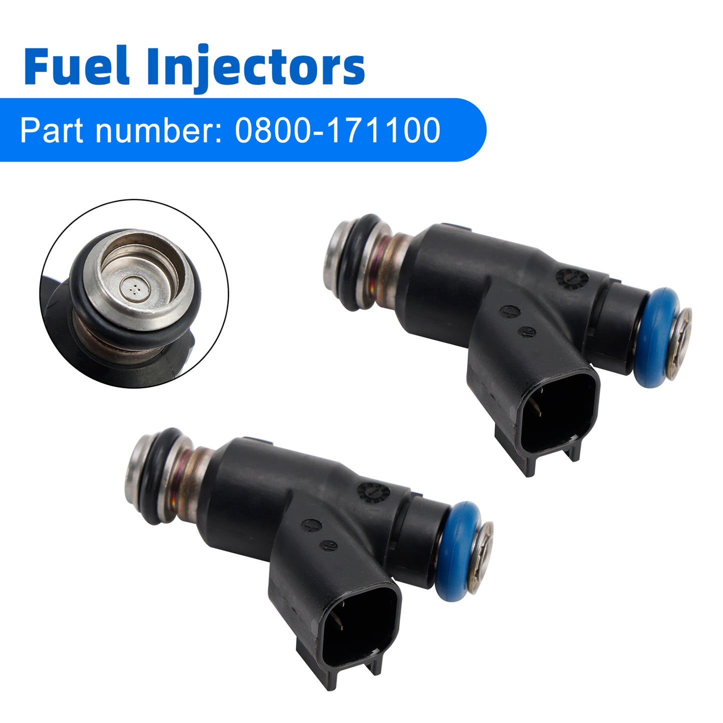 2PCS 0800-171100 Fuel Injector For CFMOTO X8 800 CForce UForce Zforce 800-EX 12-19