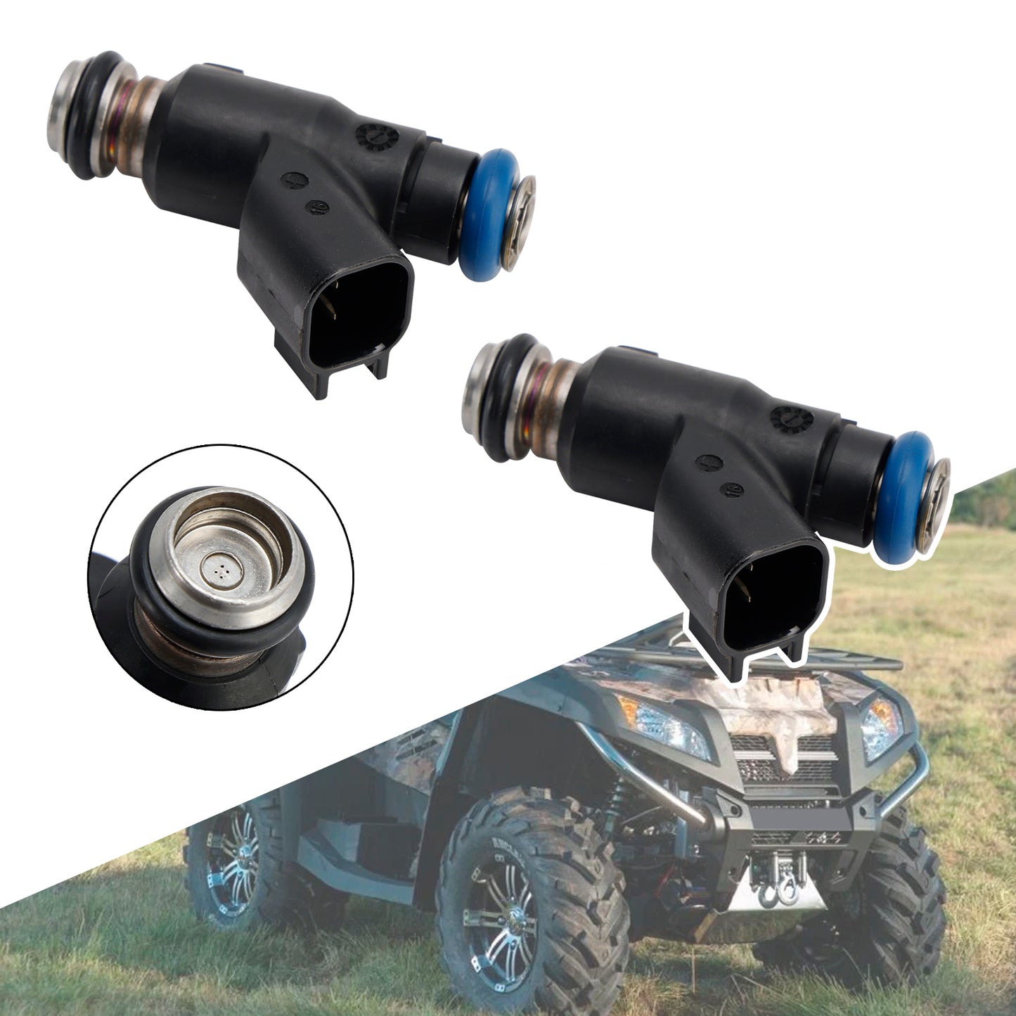 2PCS 0800-171100 Fuel Injector For CFMOTO X8 800 CForce UForce Zforce 800-EX 12-19