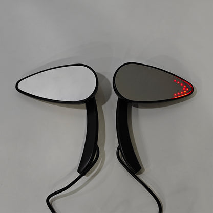 Black Custom Dynamics LED Turn Signal Mirrors For Sportster 883 1200 1990-2021
