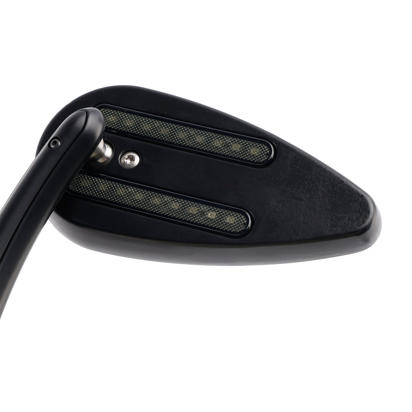 Black Custom Dynamics LED Turn Signal Mirrors For Sportster 883 1200 1990-2021
