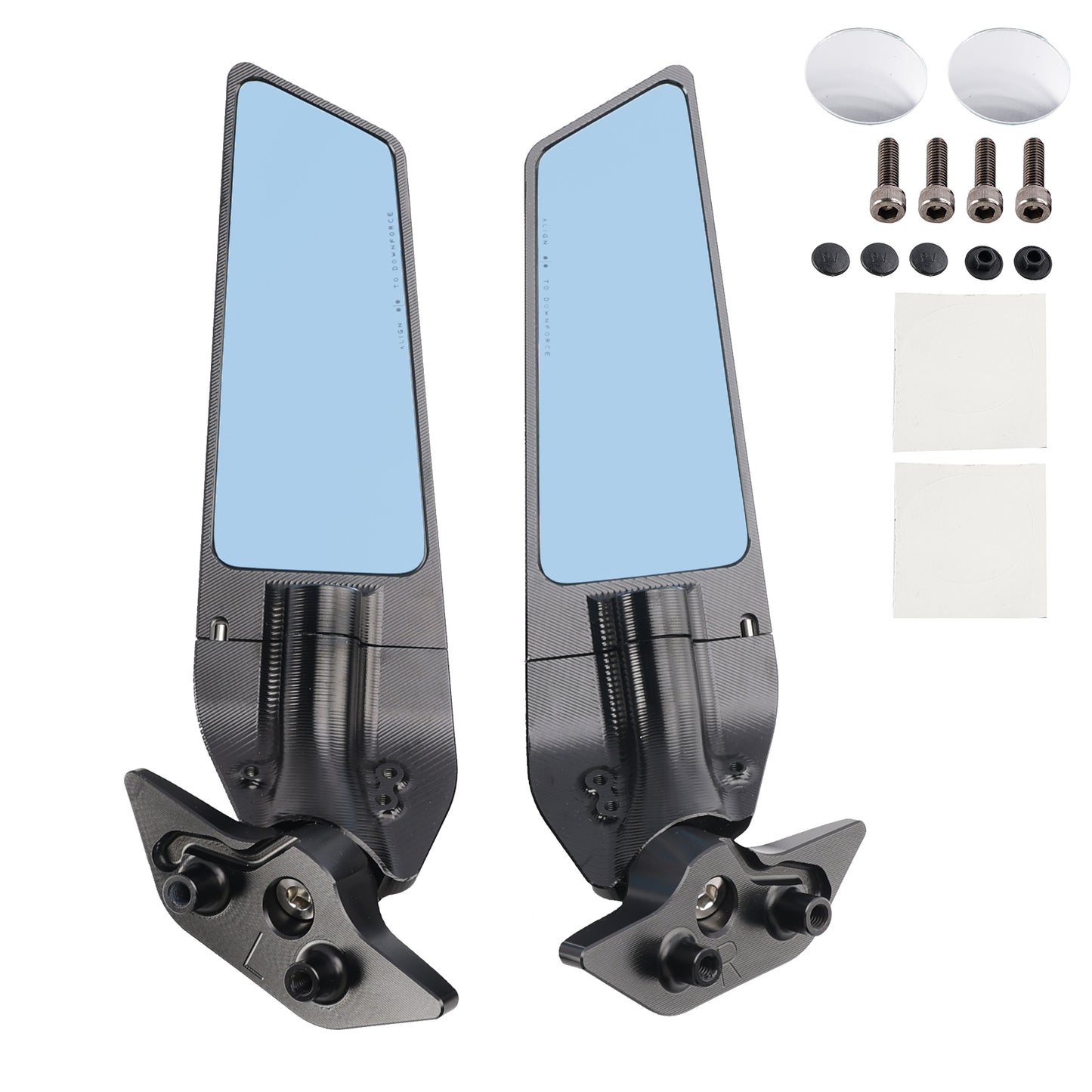CNC Aluminum Winglet Mirror Wing Mirror For BMW S 1000 RR S1000RR 2020-2025