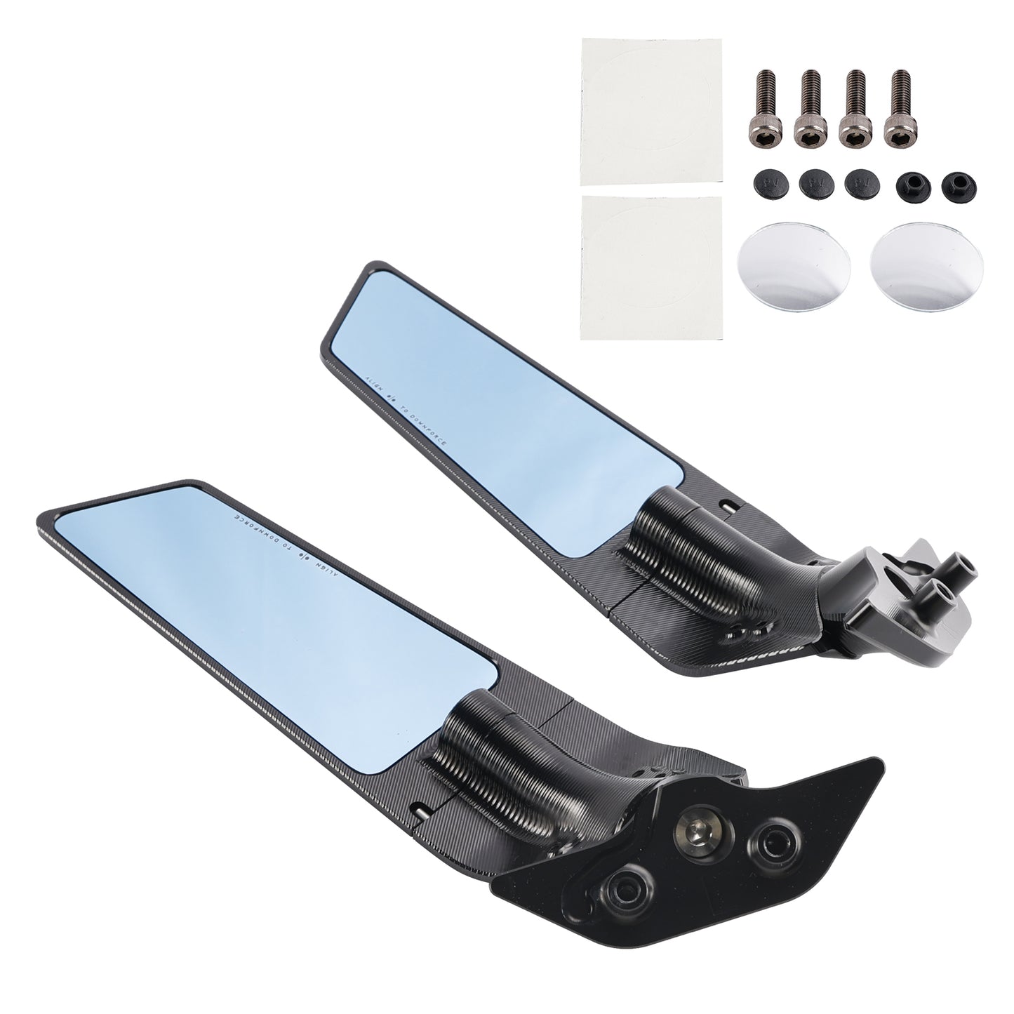 CNC Aluminum Winglet Mirror Wing Mirror For BMW S 1000 RR S1000RR 2020-2025