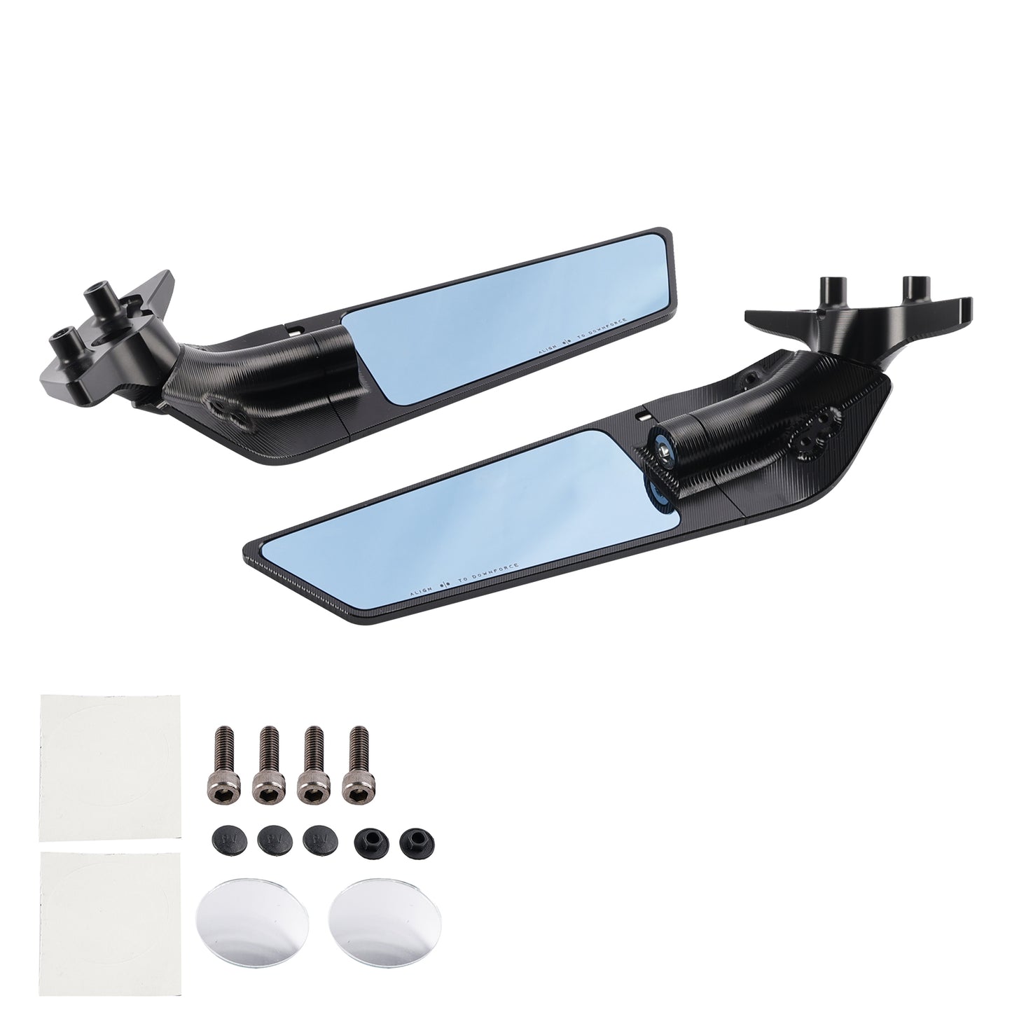 CNC Aluminum Winglet Mirror Wing Mirror For BMW S 1000 RR S1000RR 2020-2025