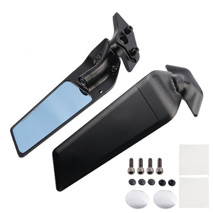 CNC Aluminum Winglet Mirror Wing Mirror For BMW S 1000 RR S1000RR 2020-2025
