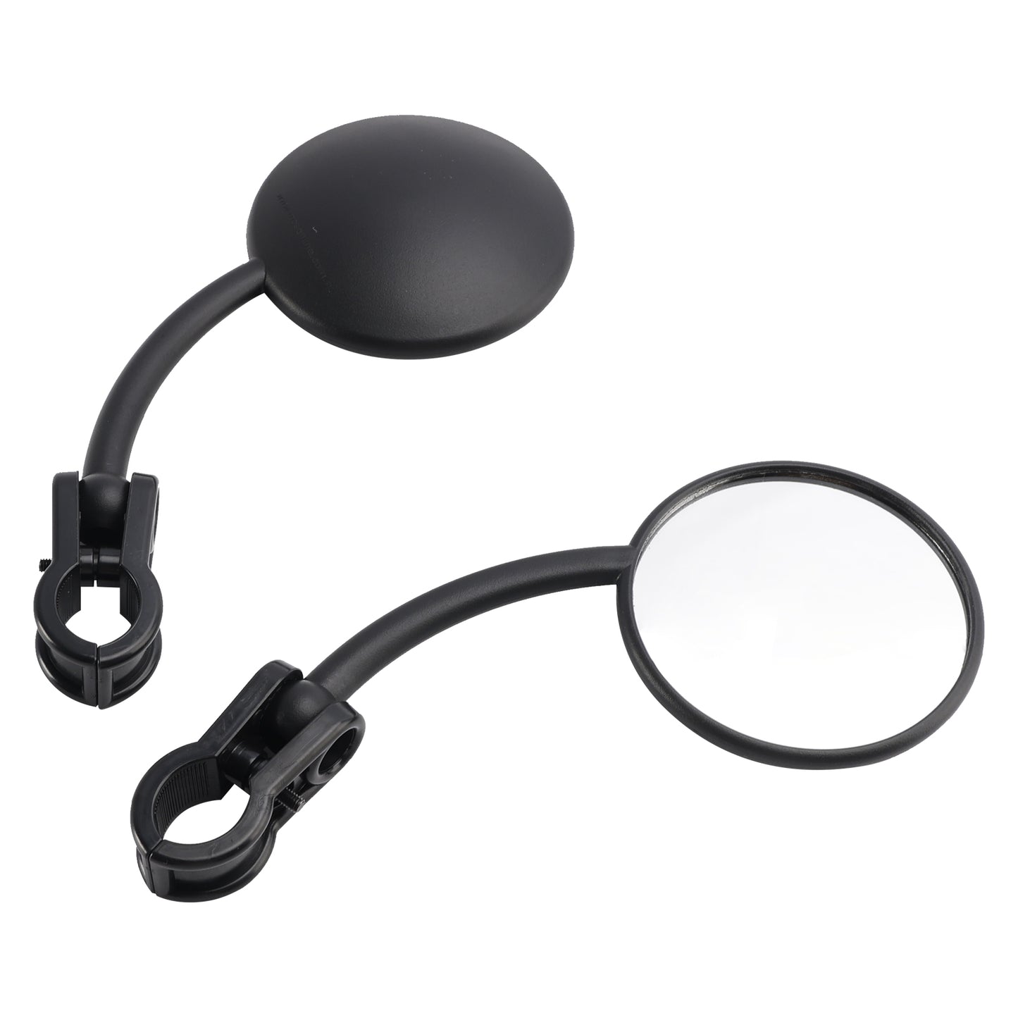 Pair Enduro Folding Mirrors Clamp On Fits Dual Sport Motorcycle ATV Dirt Bike