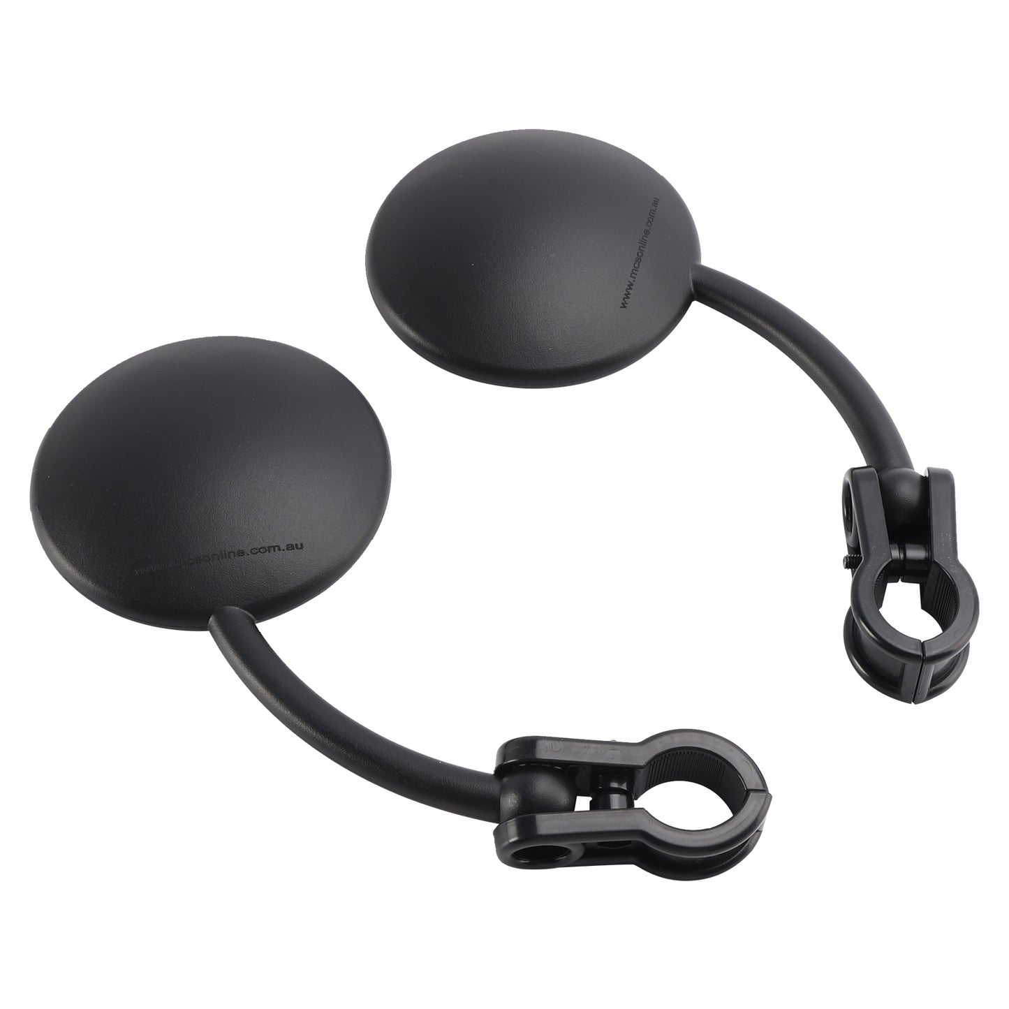 Pair Enduro Folding Mirrors Clamp On Fits Dual Sport Motorcycle ATV Dirt Bike