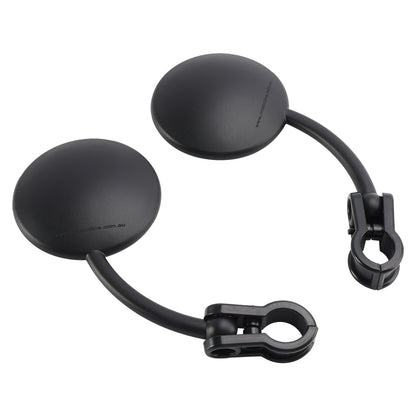 Pair Enduro Folding Mirrors Clamp On Fits Dual Sport Motorcycle ATV Dirt Bike