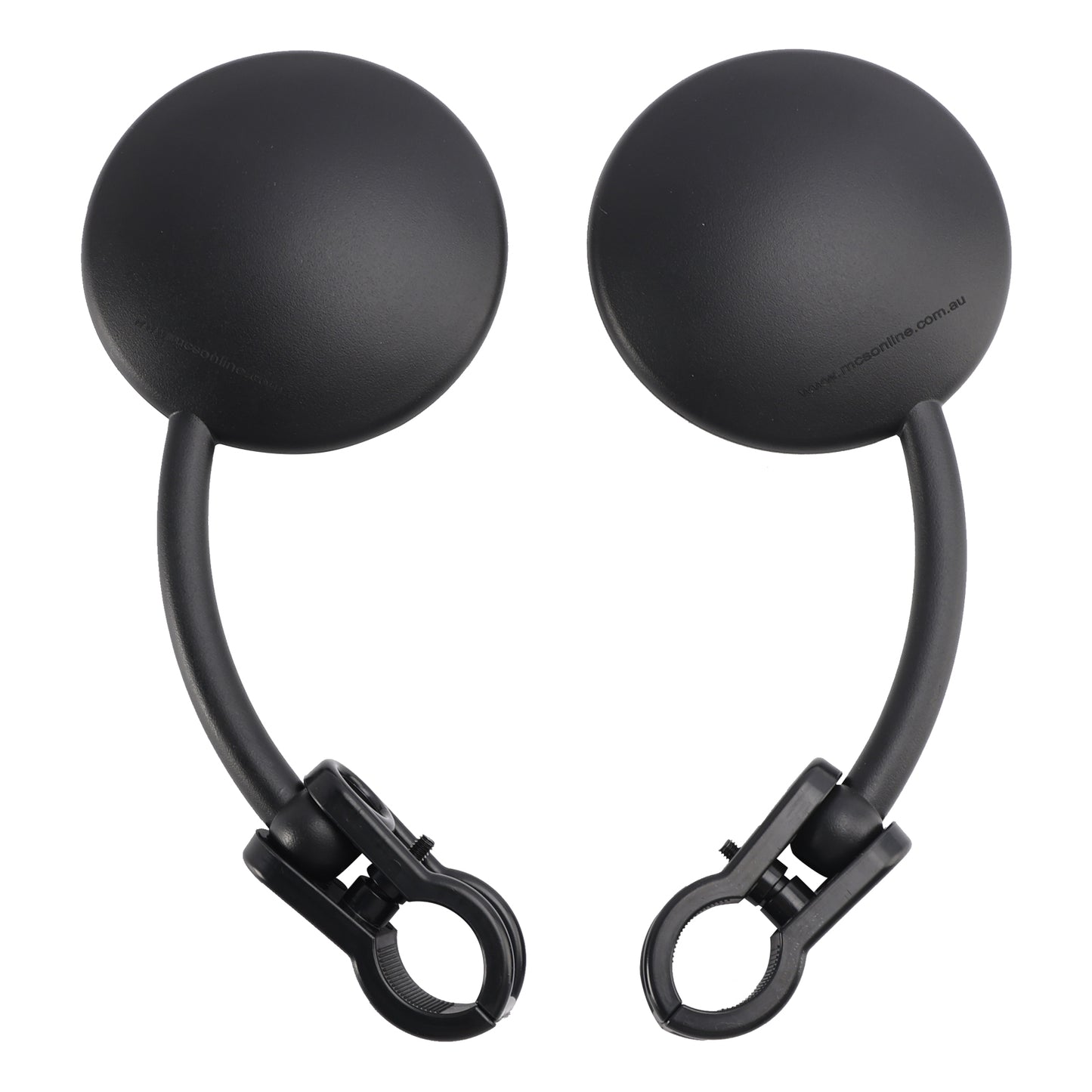 Pair Enduro Folding Mirrors Clamp On Fits Dual Sport Motorcycle ATV Dirt Bike