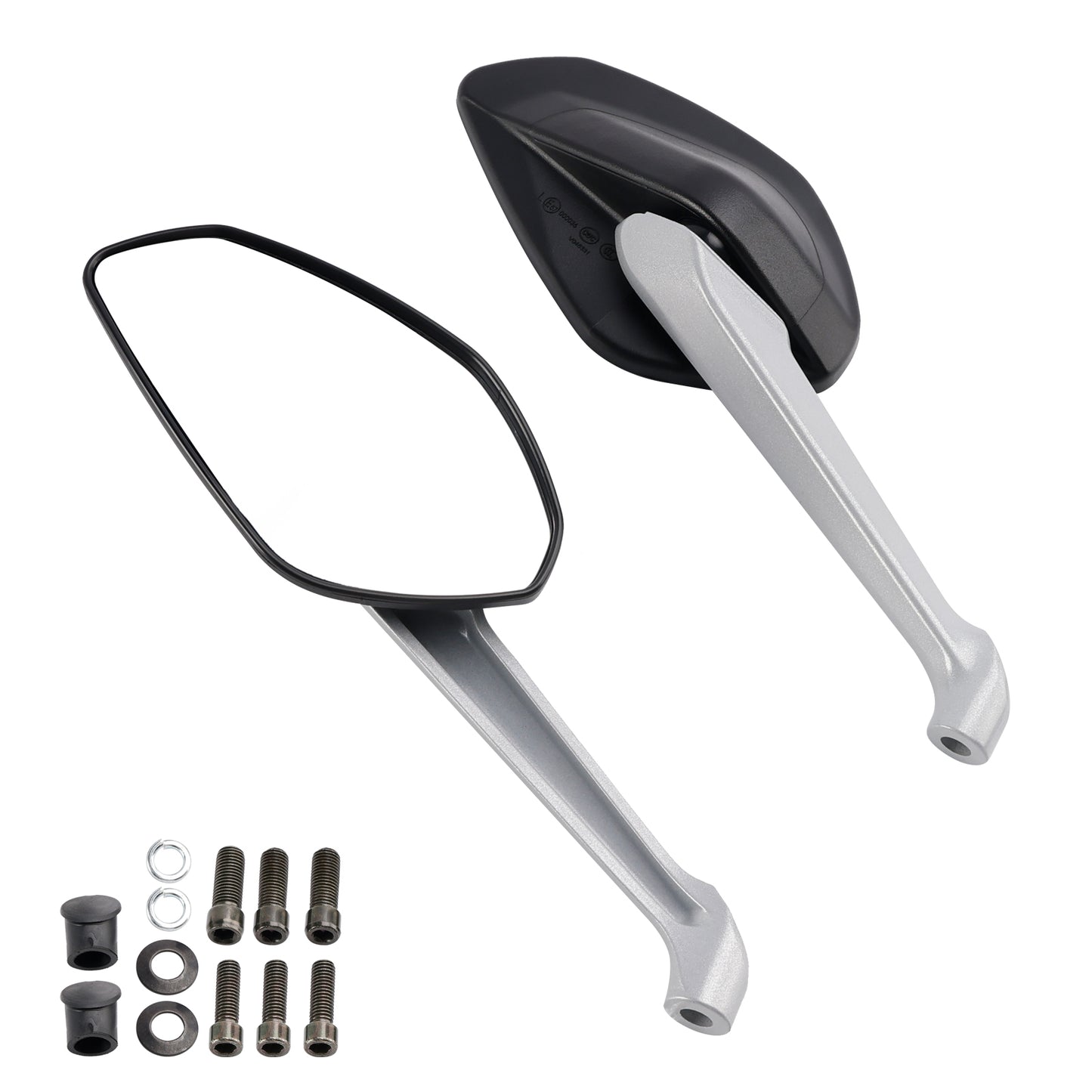 Mirror Set Left & Right For Ducati Monster 1200/S 821/Dark/Stripes 797 2014-2017