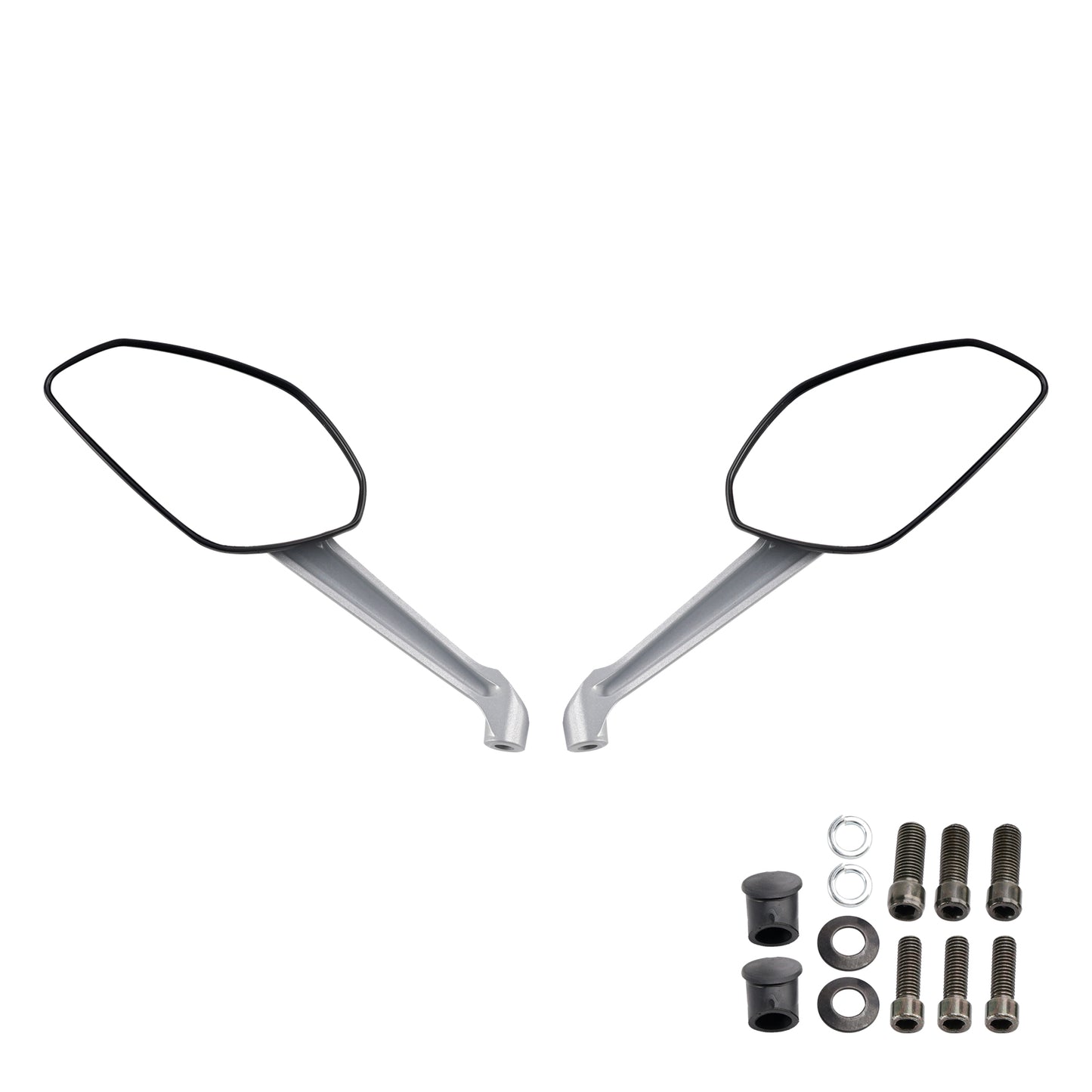 Mirror Set Left & Right For Ducati Monster 1200/S 821/Dark/Stripes 797 2014-2017