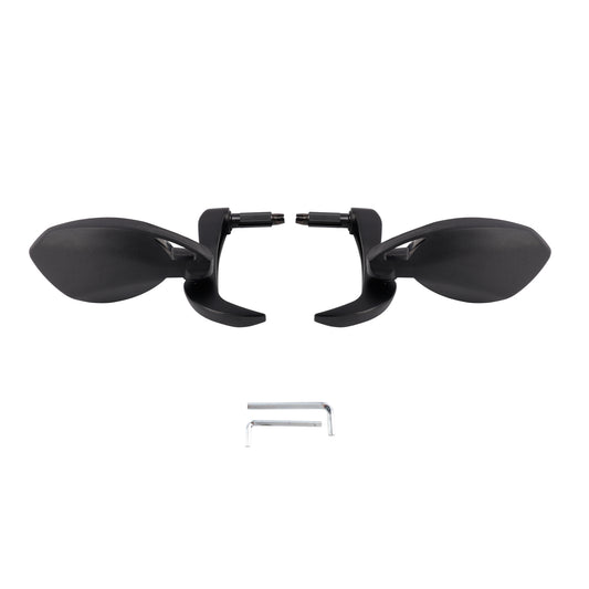 Bar End Mirror Set 18-22 mm Handlebar Motorcycle Handguard Mirrors Universal