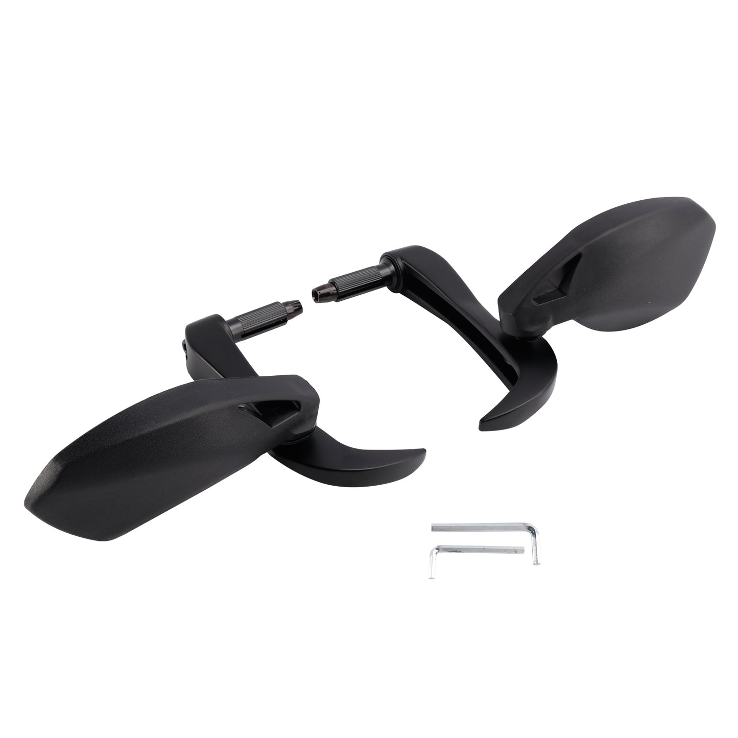 Bar End Mirror Set 18-22 mm Handlebar Motorcycle Handguard Mirrors Universal