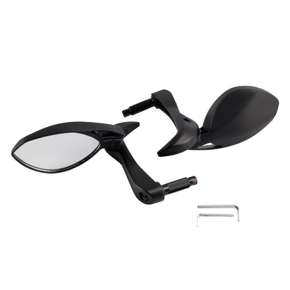 Bar End Mirror Set 18-22 mm Handlebar Motorcycle Handguard Mirrors Universal