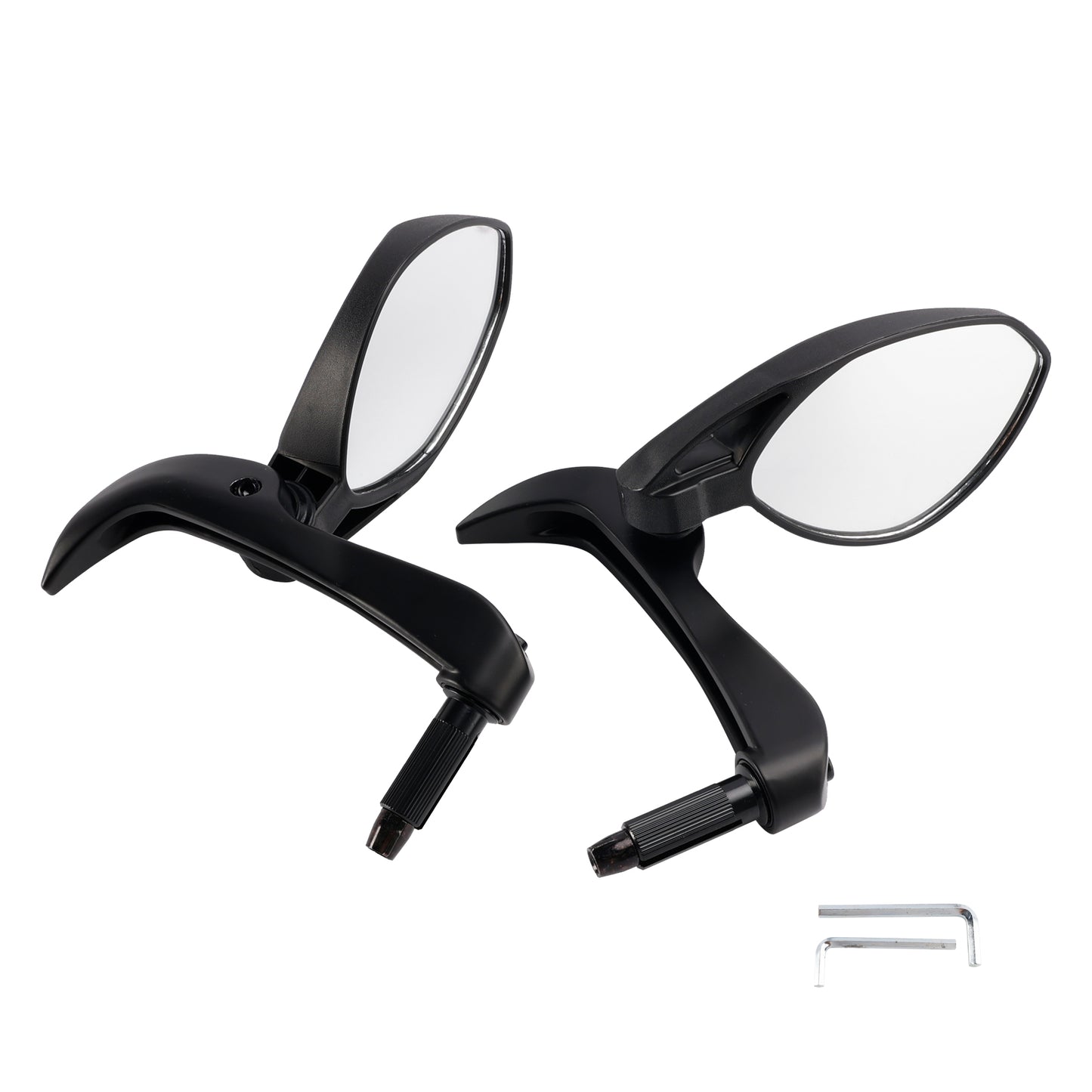 Bar End Mirror Set 18-22 mm Handlebar Motorcycle Handguard Mirrors Universal