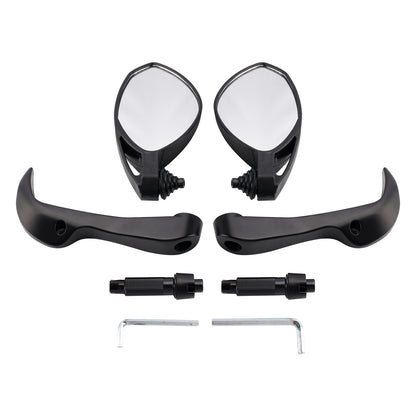 Bar End Mirror Set 18-22 mm Handlebar Motorcycle Handguard Mirrors Universal