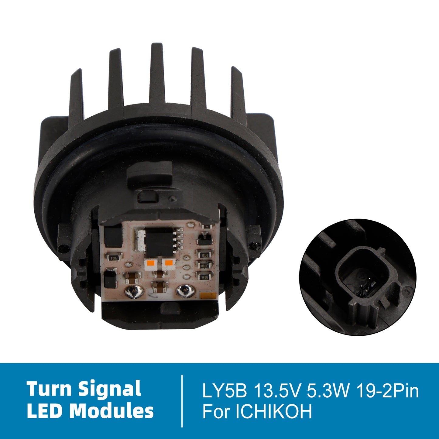 Turn Signal LED Modules LY5B 13.5V 5.3W 19-2Pin For ICHIKOH
