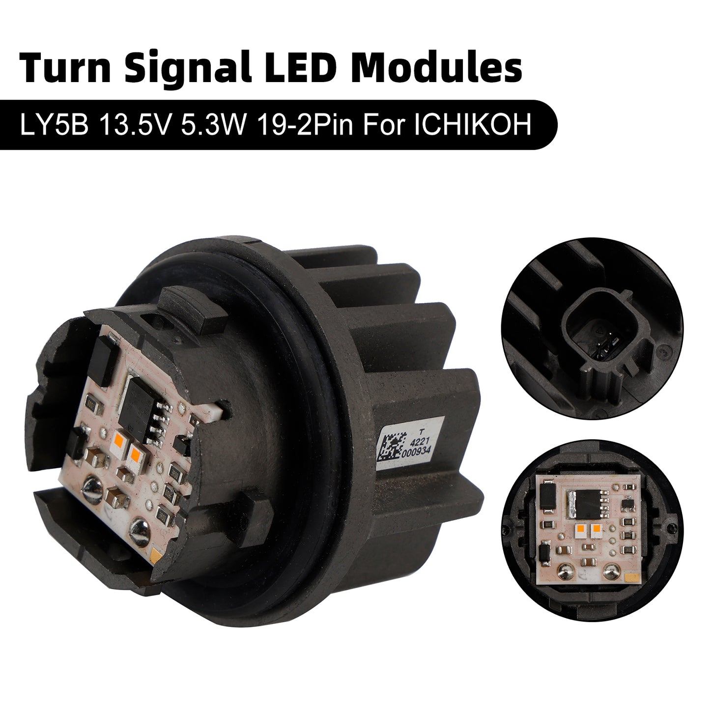 Turn Signal LED Modules LY5B 13.5V 5.3W 19-2Pin For ICHIKOH