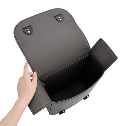 Tail Bag Side Saddlebag Tail Bag Luggage Pouch Storage Black 18L For Motorbike