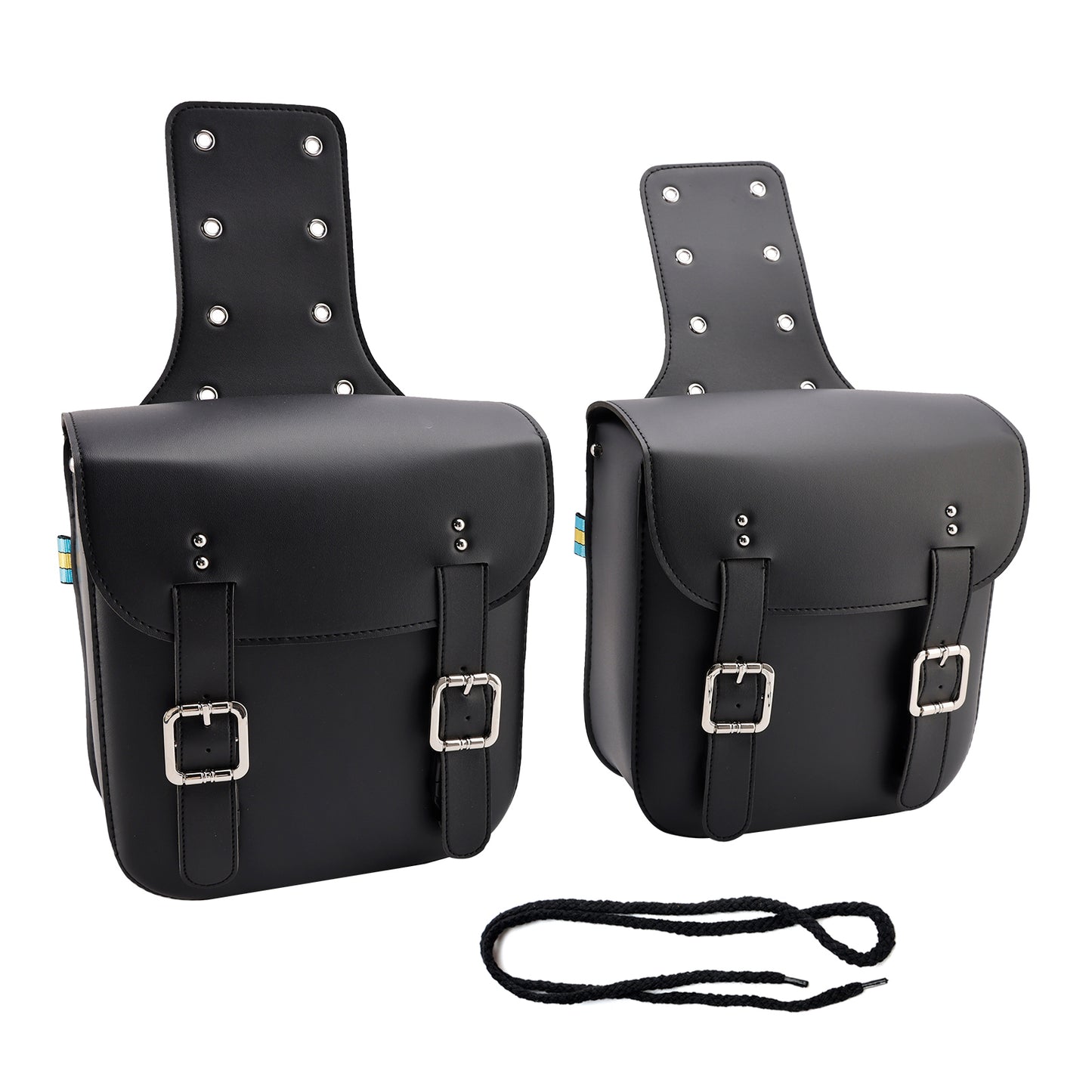 Tail Bag Side Saddlebag Tail Bag Luggage Pouch Storage Black 18L For Motorbike
