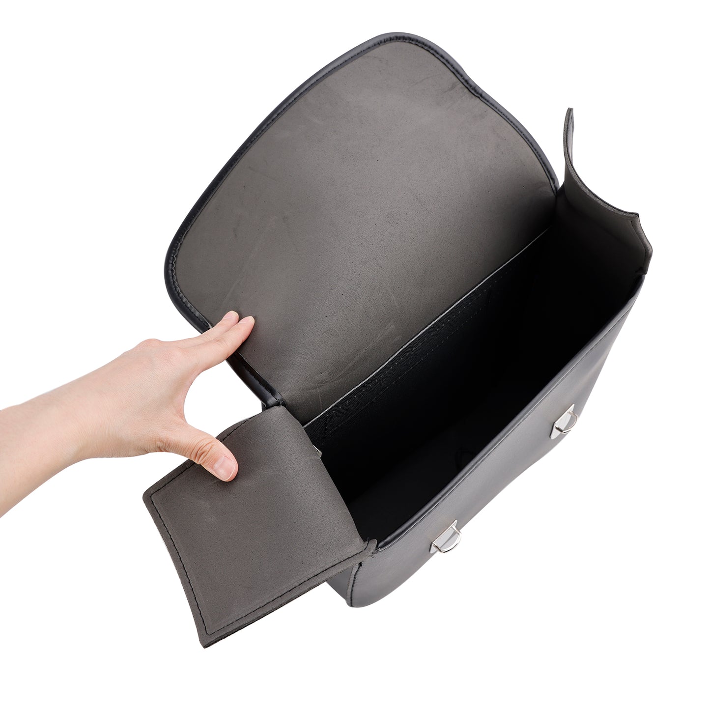 Tail Bag Side Saddlebag Tail Bag Luggage Pouch Storage Black 20L For Motorbike