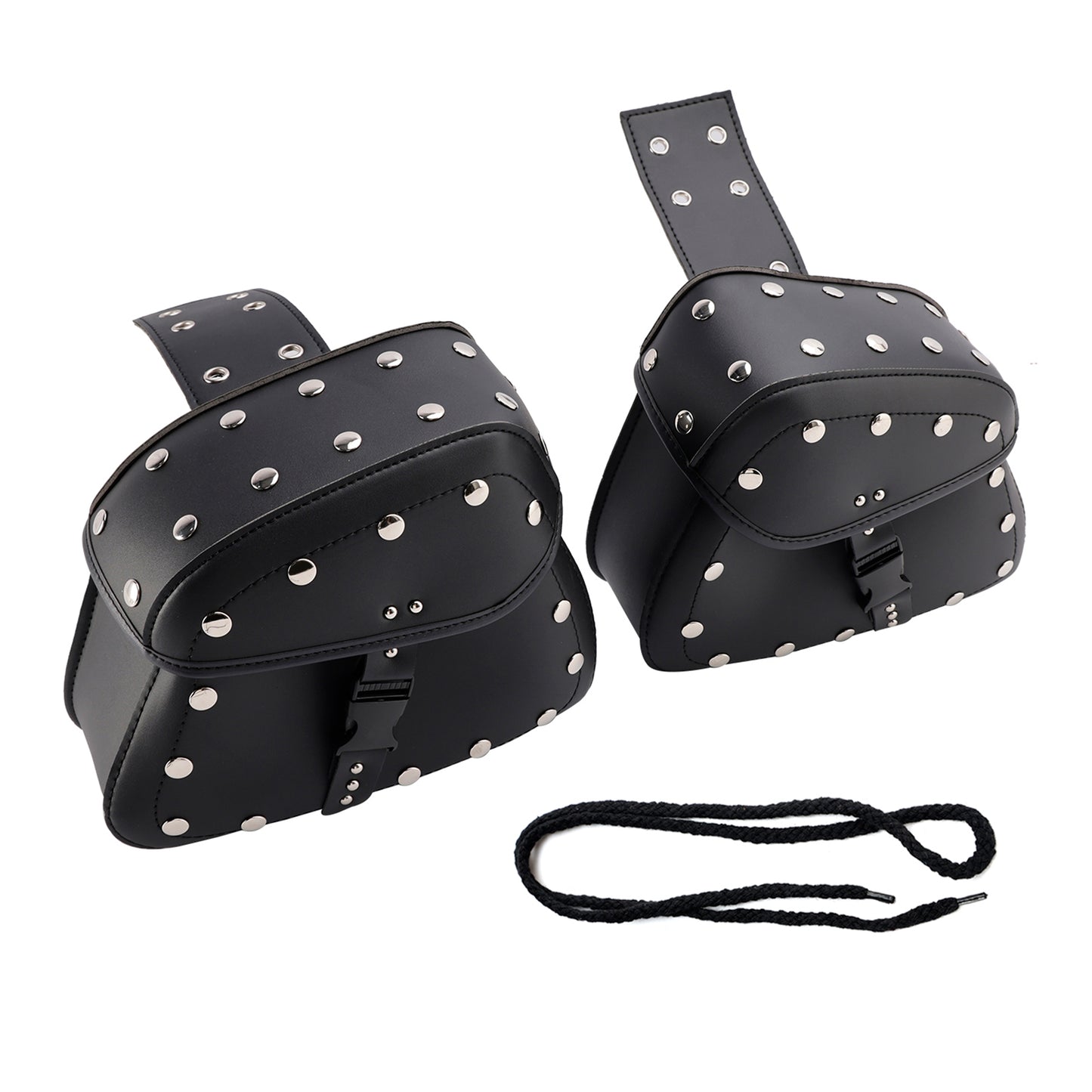 Tail Bag Side Saddlebag Tail Bag Luggage Pouch Storage Black 22L For Motorbike