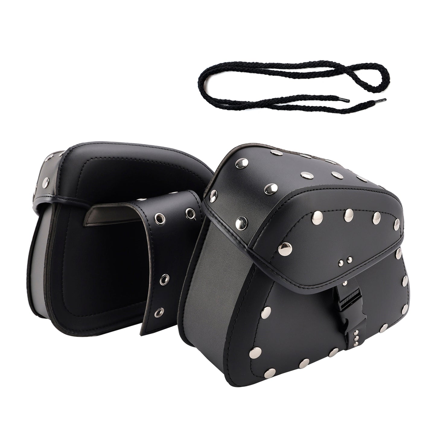 Tail Bag Side Saddlebag Tail Bag Luggage Pouch Storage Black 22L For Motorbike