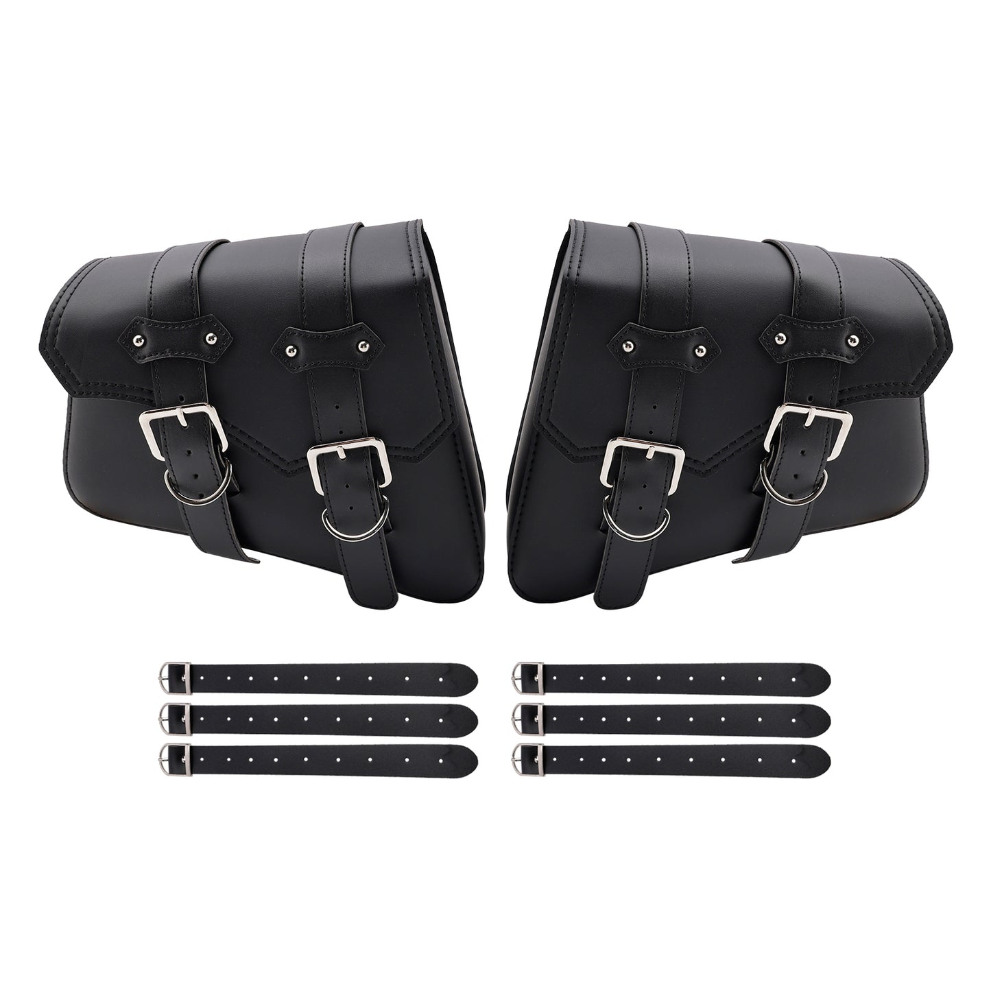 Tail Bag Side Saddlebag Tail Bag Luggage Pouch Storage Black 21L For Motorbike