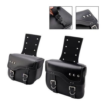 Tail Bag Side Saddlebag Tail Bag Luggage Pouch Storage Black 28L For Motorbike